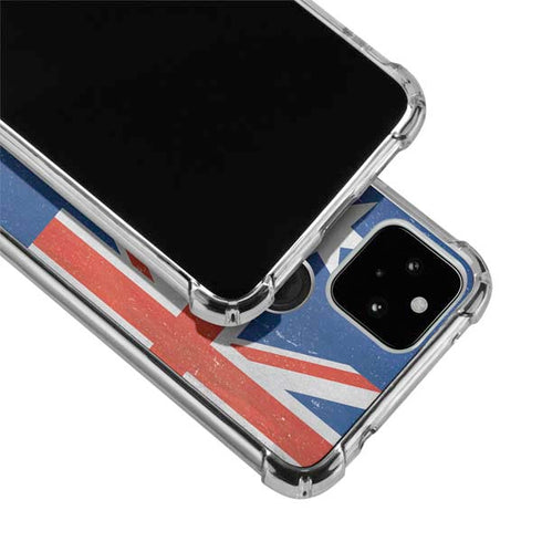 Australia Flag Distressed Google Pixel 5a 5G Clear Case